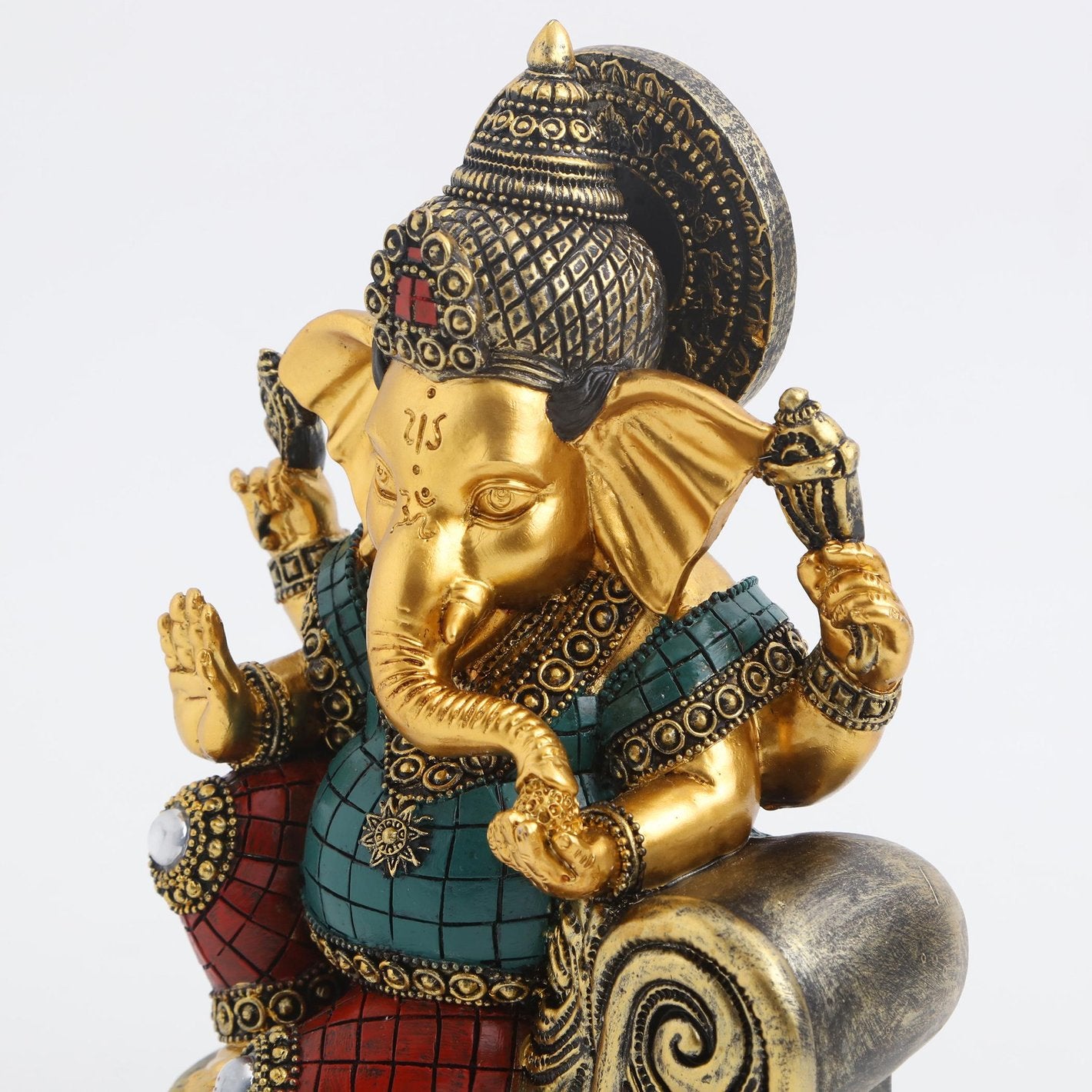Ganesh Ji Sitting on Sofa Figurine