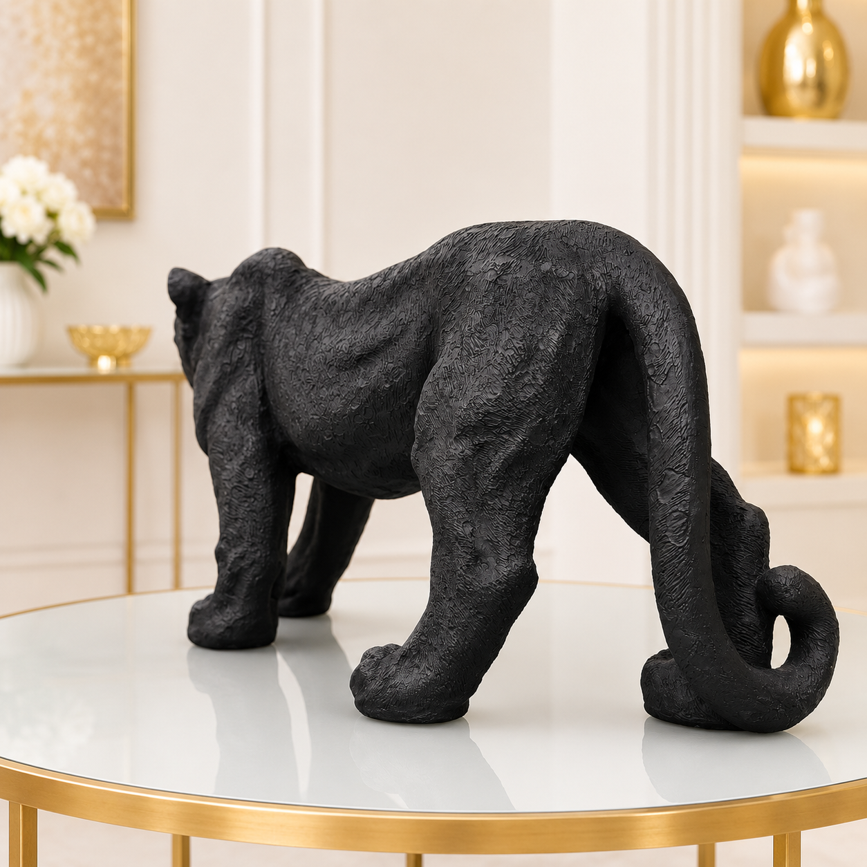 Black Panther Decorative Sculpture