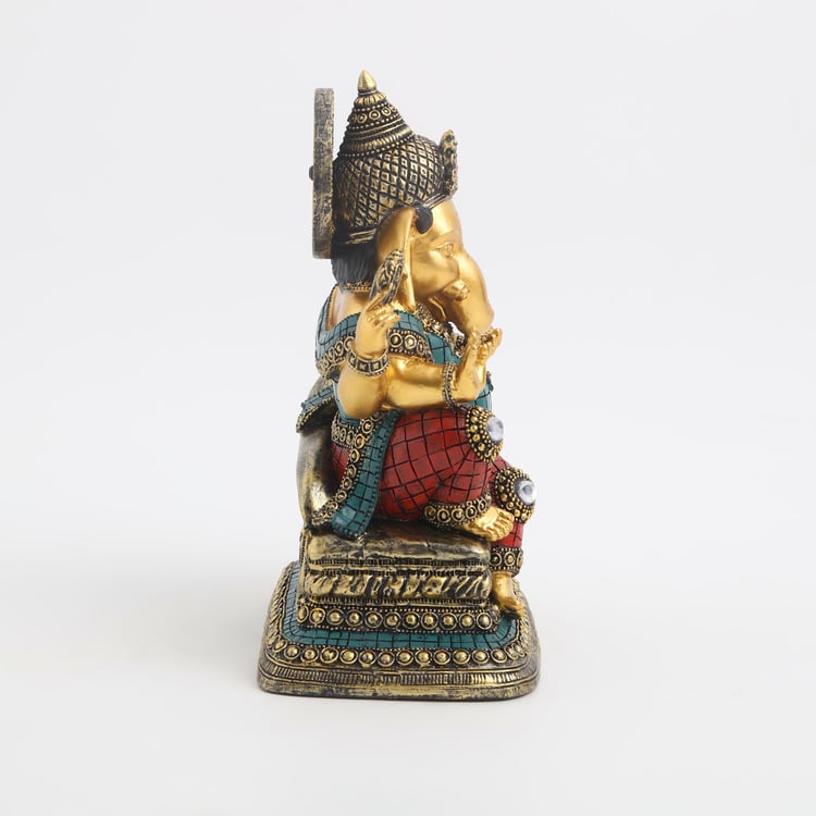 Ganesh Ji Sitting on Sofa Figurine