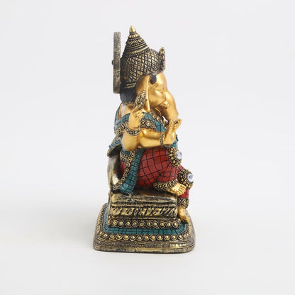 Ganesh Ji Sitting on Sofa Figurine