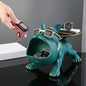 Bulldog Storage Butler Sculpture – Grey