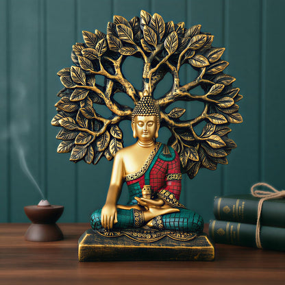 Meditating Flower Buddha