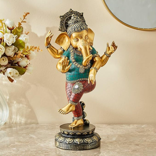 Dancing Ganesha Statue