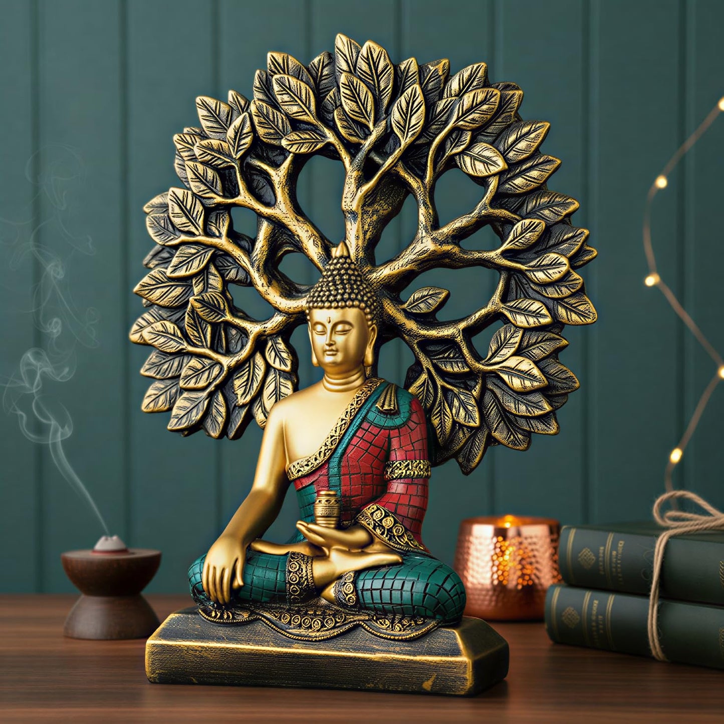 Meditating Flower Buddha