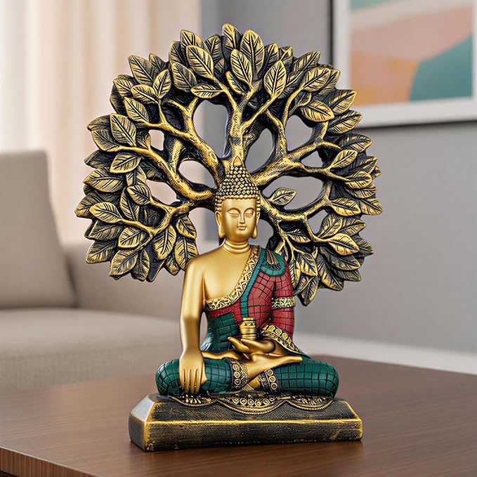 Meditating Flower Buddha