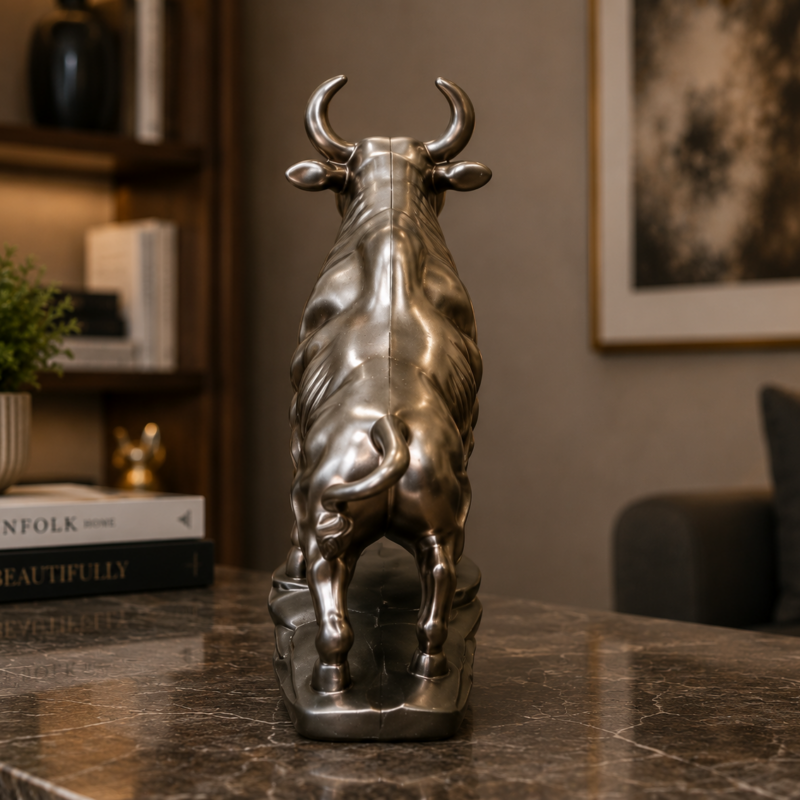 Stock Market Bull Statue