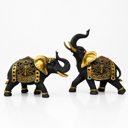 Premium Elephant Statue with Raised Trunk