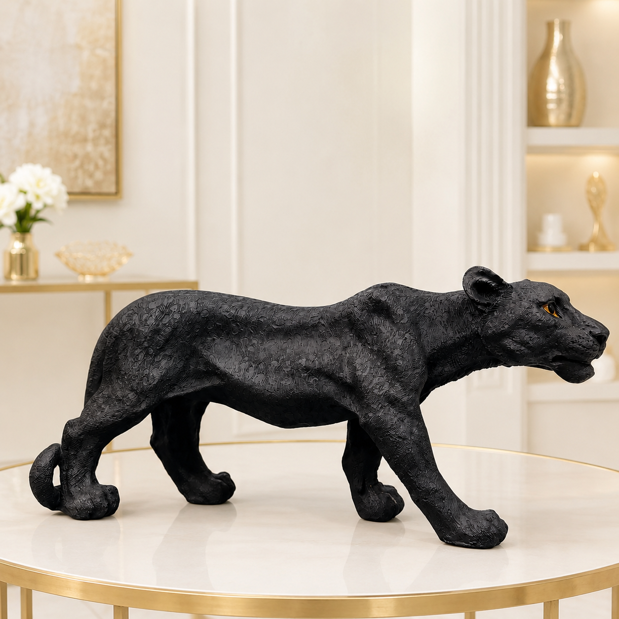 Black Panther Decorative Sculpture