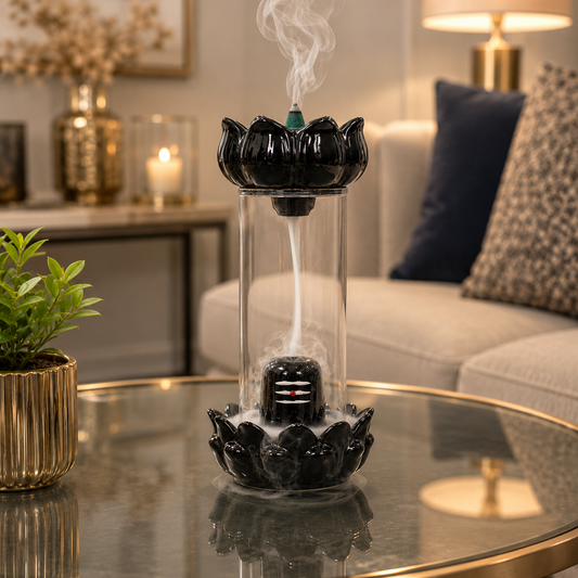 Glass Shiva Smoke Fountain