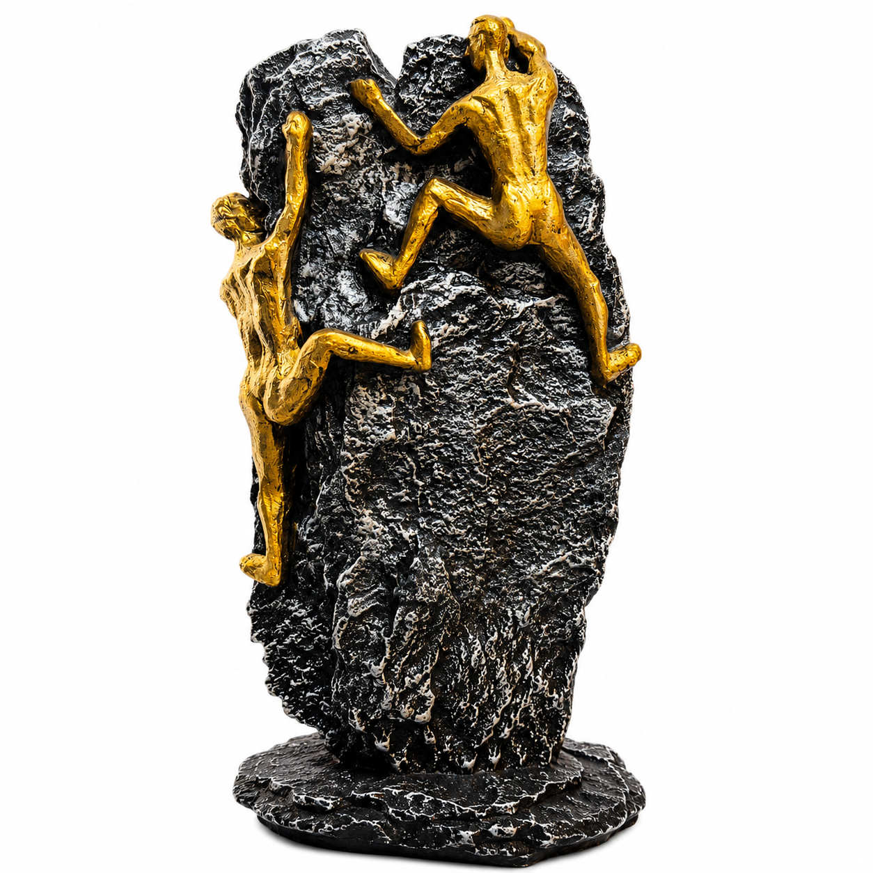 Modern Mountain Climber Sculpture