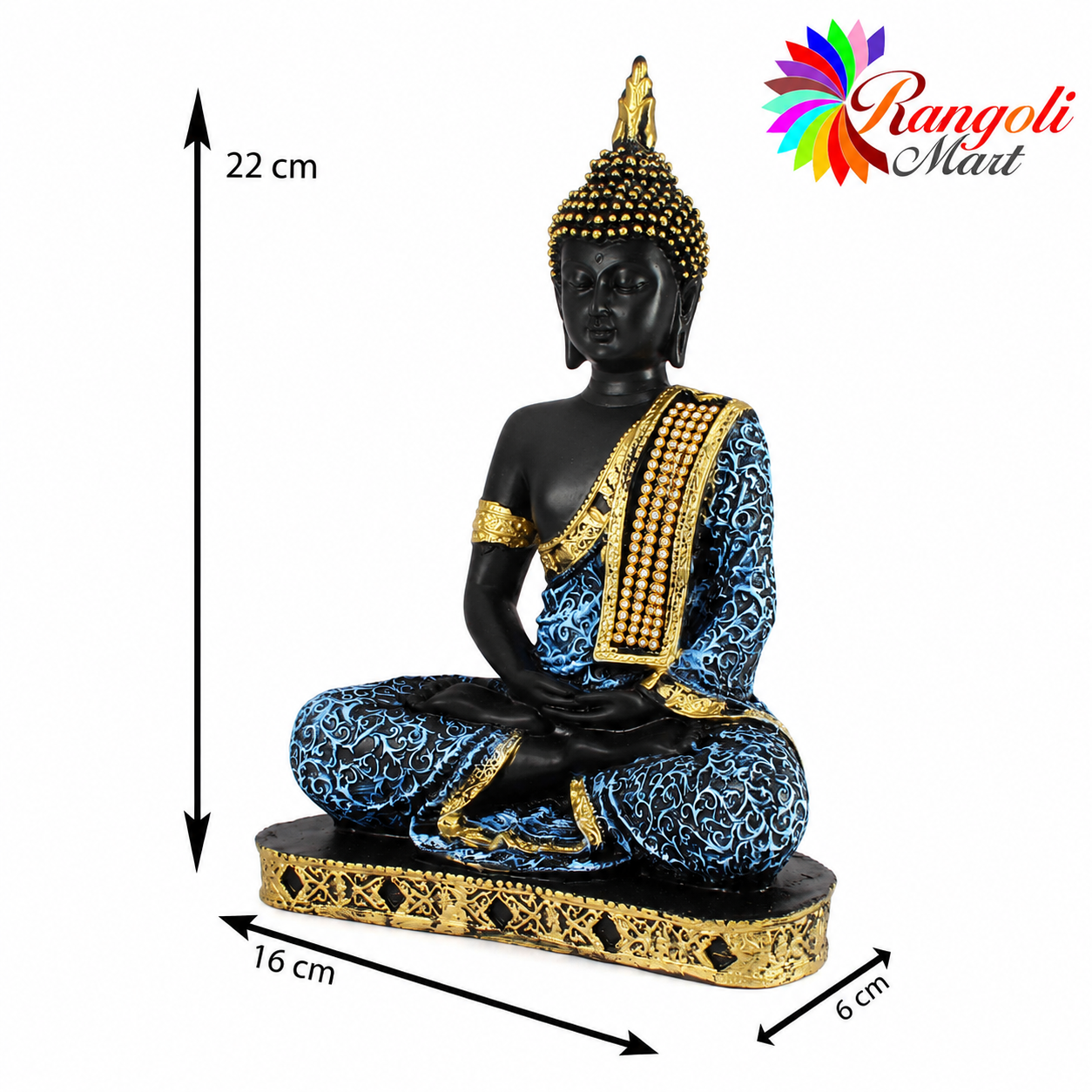 Meditating Lord Buddha Figurine