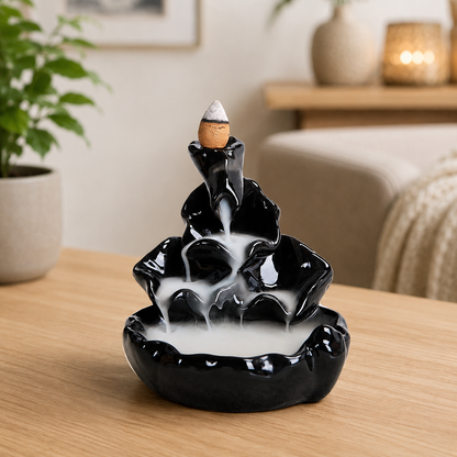 Dropping Smoke Backflow Fountain