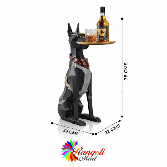 Doberman Butler 2.8 Feet Dog Accent