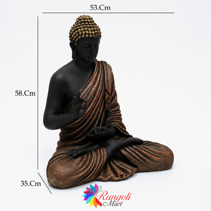 Mystical 2 Ft Blessing Buddha Figurine