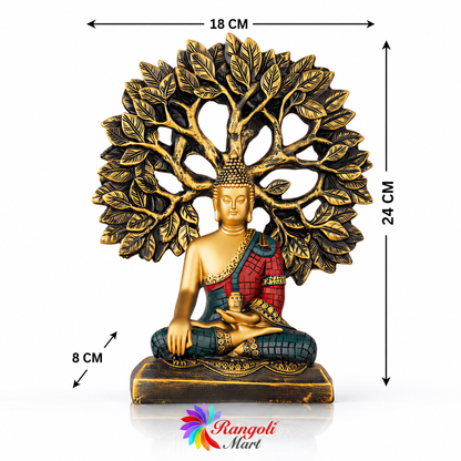Meditating Flower Buddha