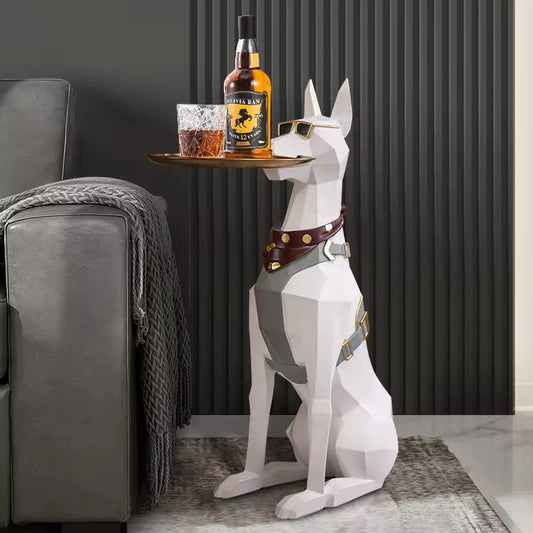 Doberman Butler 2.8 Feet Dog Accent