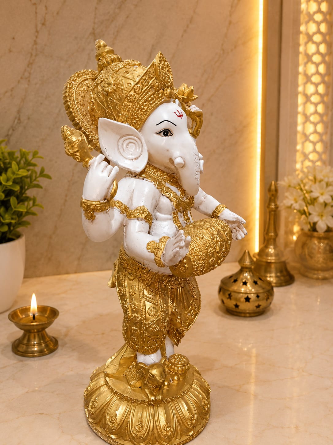 Ganesh Ji Playing Dholak