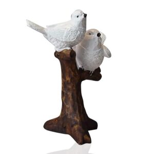 Sparrow White Showpiece