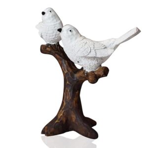 Sparrow White Showpiece