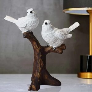 Sparrow White Showpiece