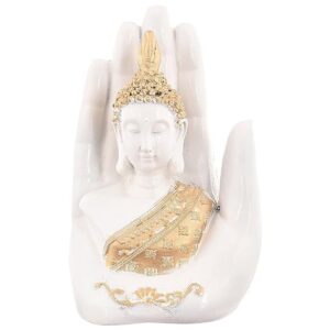 Palm Buddha White