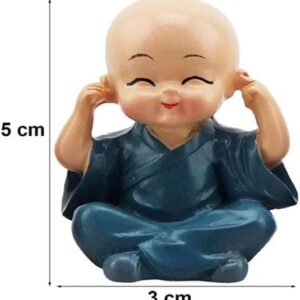 Buddha Monk Figurines  Set of 4