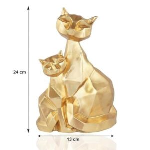 Cat Family Statue