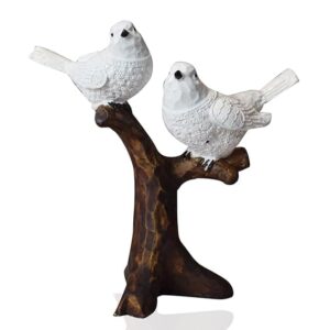 Sparrow White Showpiece