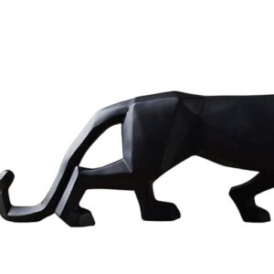 Modern Art Geometric Panther Statue