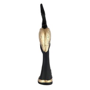 Kissing Black Swan Pair Showpiece