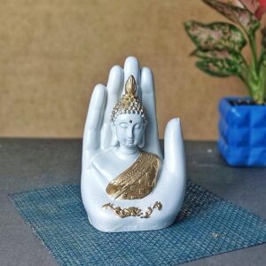 Palm Buddha White