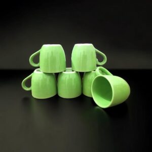 Green Cup Set of 6