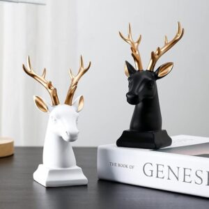 Reindeer Head Showpiece Set Of 2