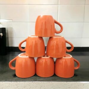 Orange Cup Set of 6