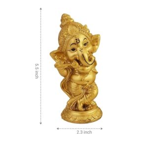 Flute Ganesha Statue