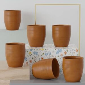 Brown Kullad Cup Set of 6