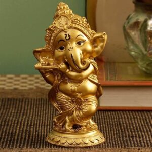 Flute Ganesha Statue