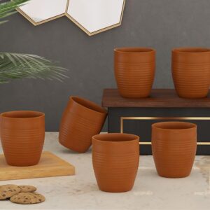 Brown Kullad Cup Set of 6