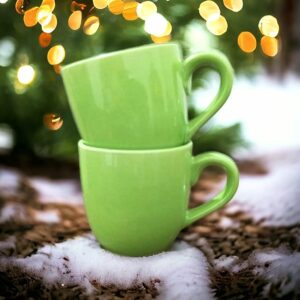 Green Cup Set of 6