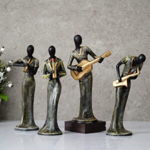Musical Ladies Showpiece – 4 Pc Set