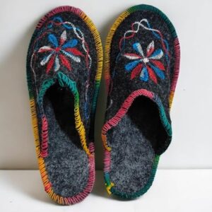 Wool Slippers - 2 Pair