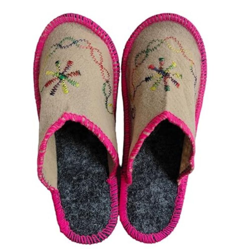 Wool Slippers - 2 Pair