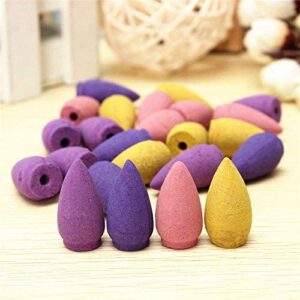 Backflow Cones | Flavour - Rose, Chandan, Vrindavan Flower, Pineapple - 100 Pcs