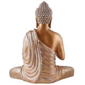 Meditating Samadhi Buddha - Golden Brown