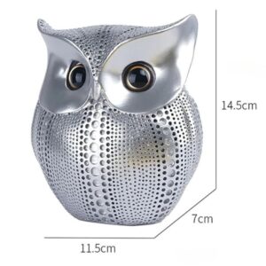 Modern Classy Lucky Owl - Silver