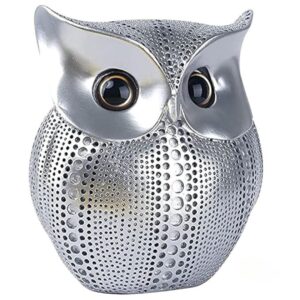 Modern Classy Lucky Owl - Silver