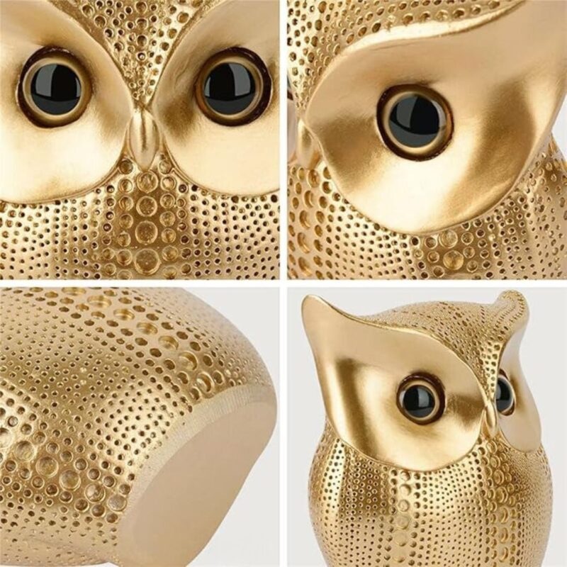 Modern Classy Lucky Owl - Golden