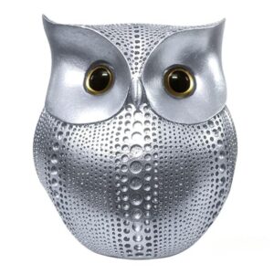 Modern Classy Lucky Owl - Silver