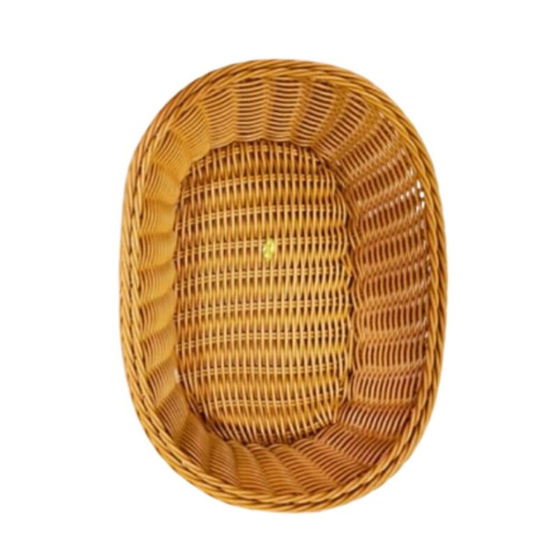 Deep Oval Dish Wicker Basket - Medium