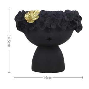 Lady Flower Pot